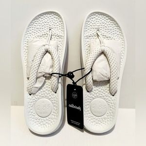 Allbirds Sugar Zeffer Flip Flop in Blizzard White Unisex